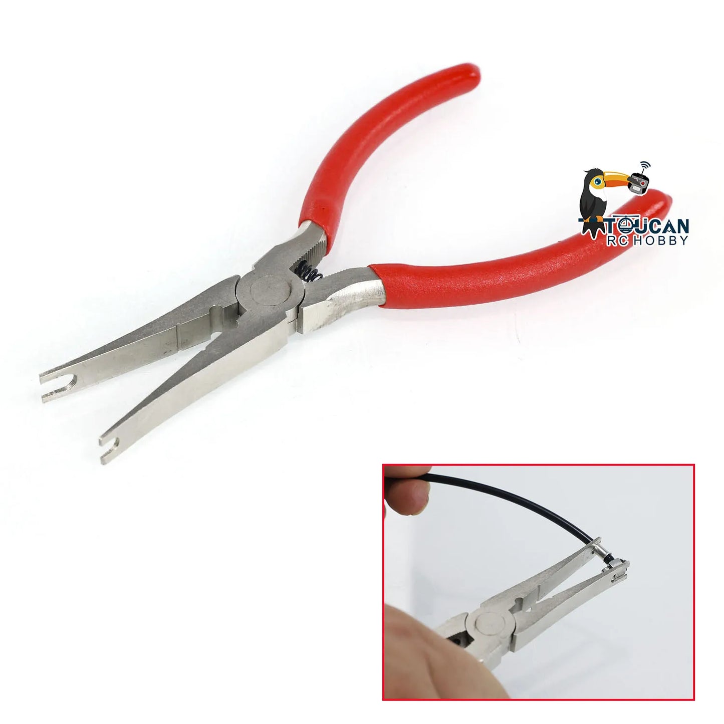 Tool Set Metal Pliers Flat Nose Pliers and Horse Scissor Oil Tube Shears for Hydraulic Remote Control Truck Construction Vehicle