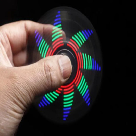 DIY Fidget Top Kit Fingertip Gyros With LED Light DIY Soldering Project Practice Solder Assembly DIY Electronic Kit