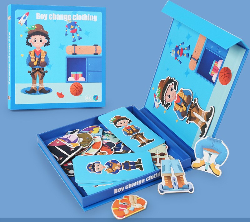 Educational facial expression learning puzzle for children