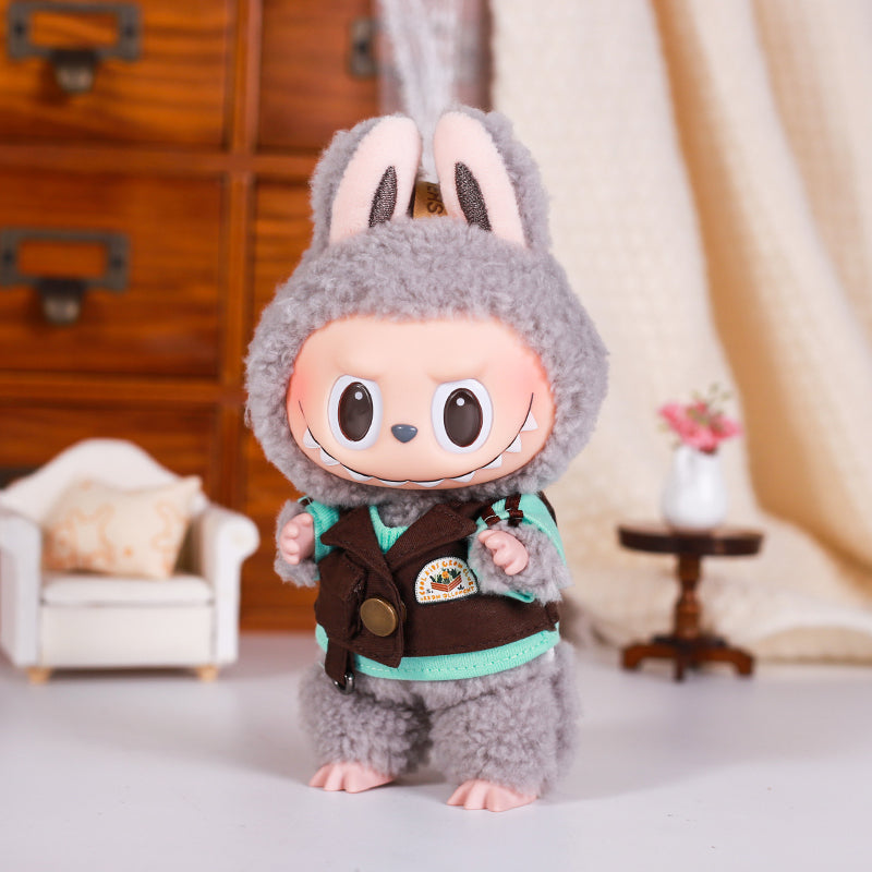 Labubu Retro Vest Top for 15-17cm Plush Toys