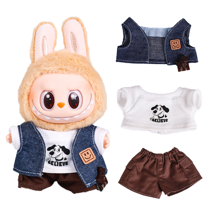 Trendy Denim Vest Combination