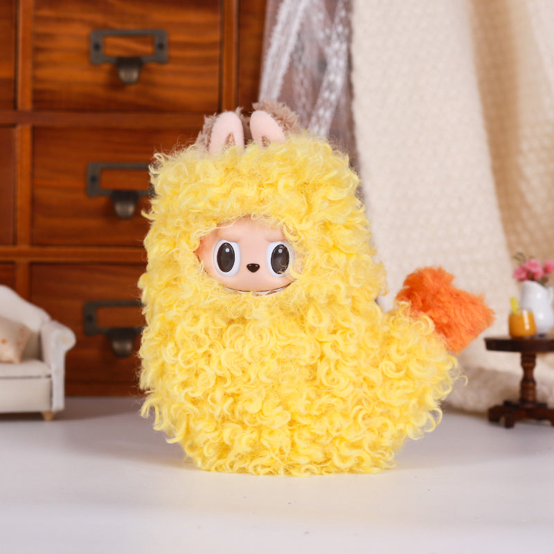 Funny Shrimp Tempura Dress Up for Labubu