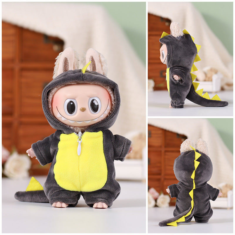 Black Dinosaur Plush Doll Costume