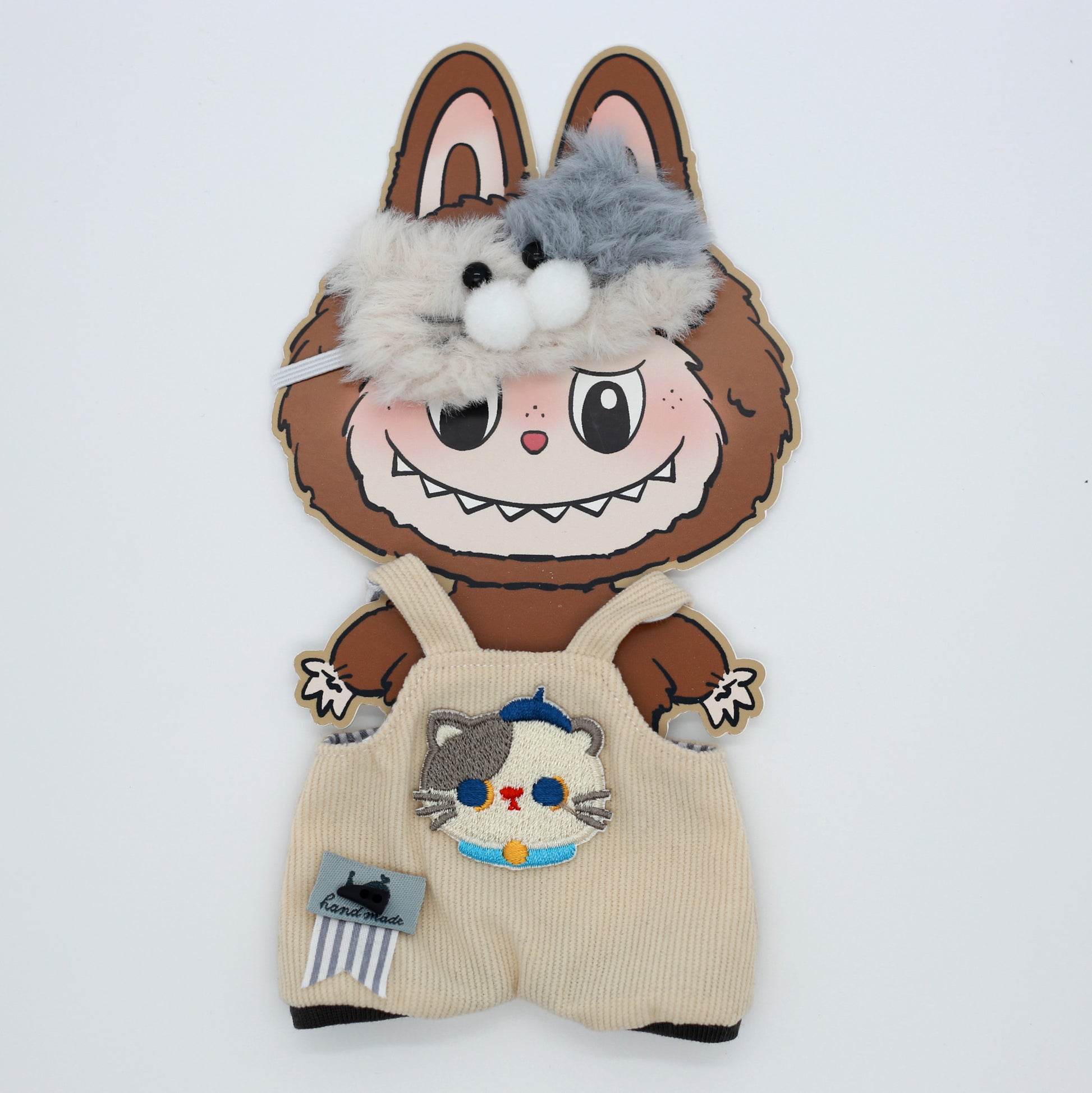Plush Doll Overalls Suit Doll Clothes