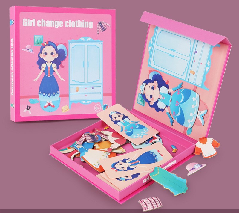 Educational facial expression learning puzzle for children