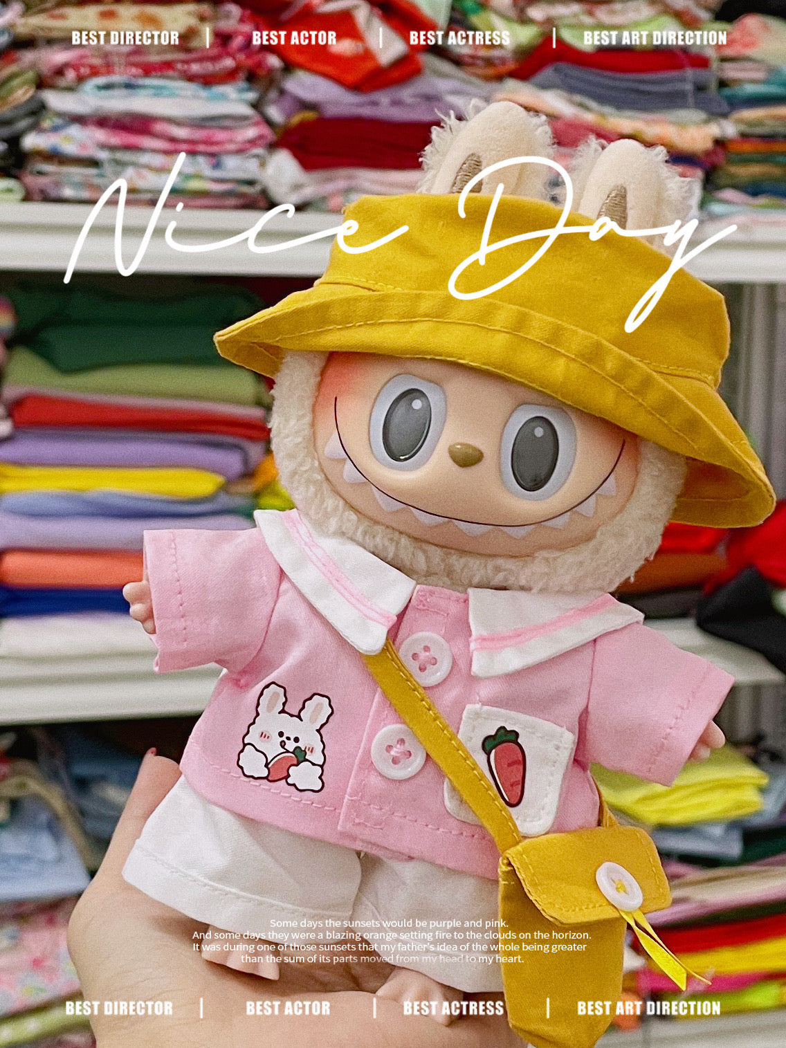 Fashionable Labubu clothes set for collectors