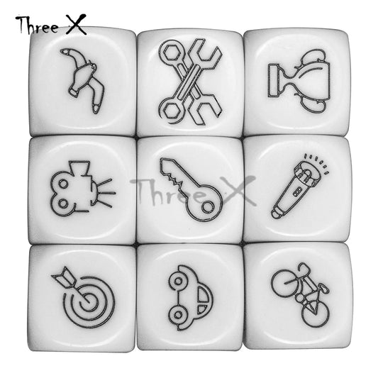 Talking Story Dice Educational Toy  English Rules Family/ Party Evening Fun Imagine  Toys for Kids Learning