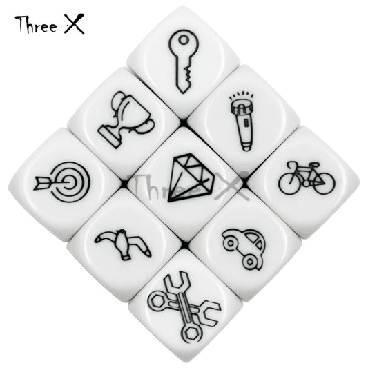 Talking Story Dice Educational Toy  English Rules Family/ Party Evening Fun Imagine  Toys for Kids Learning