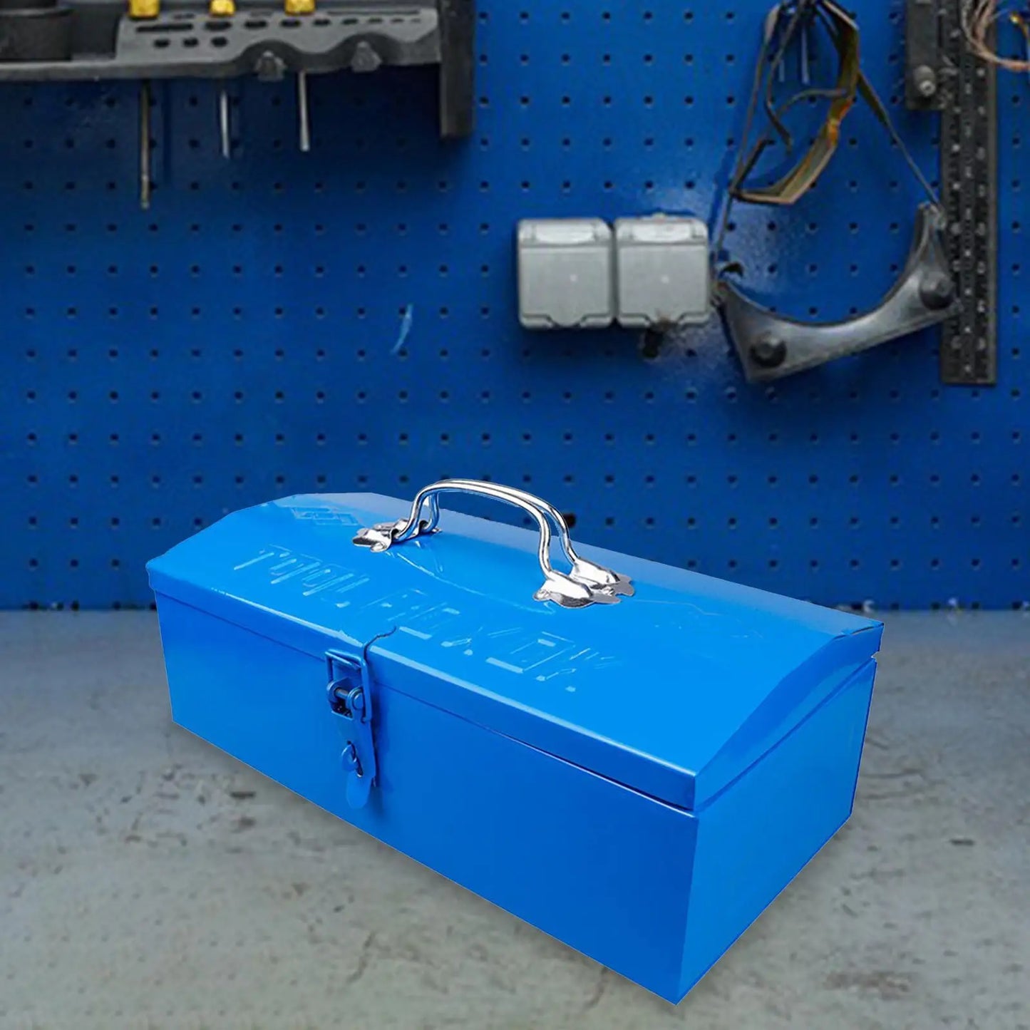 Iron Tool Box Tool Organizer Sturdy Household Multipurpose Practical Heavy Duty