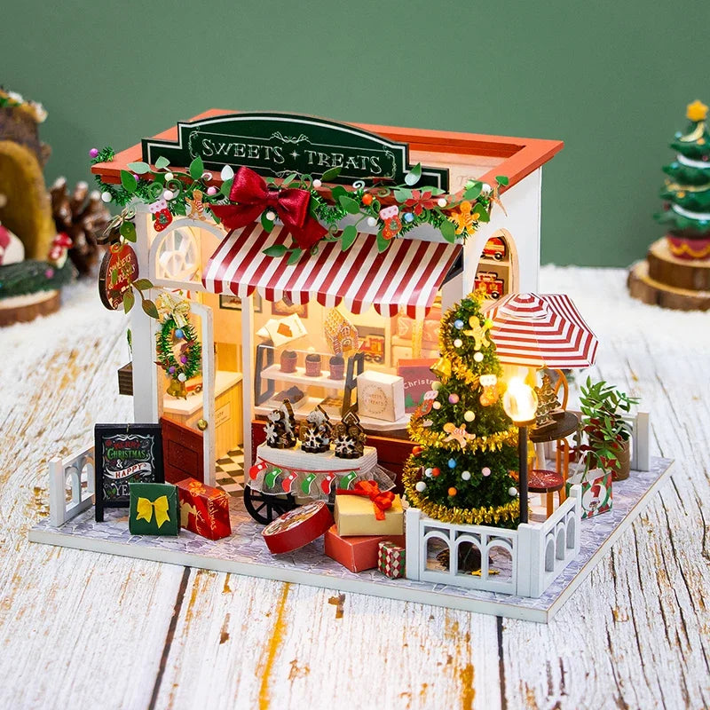 DIY Miniature House Model Kit with Furniture - Creative Birthday/Christmas Gift for Teens & Adults, Exquisite Craft Project