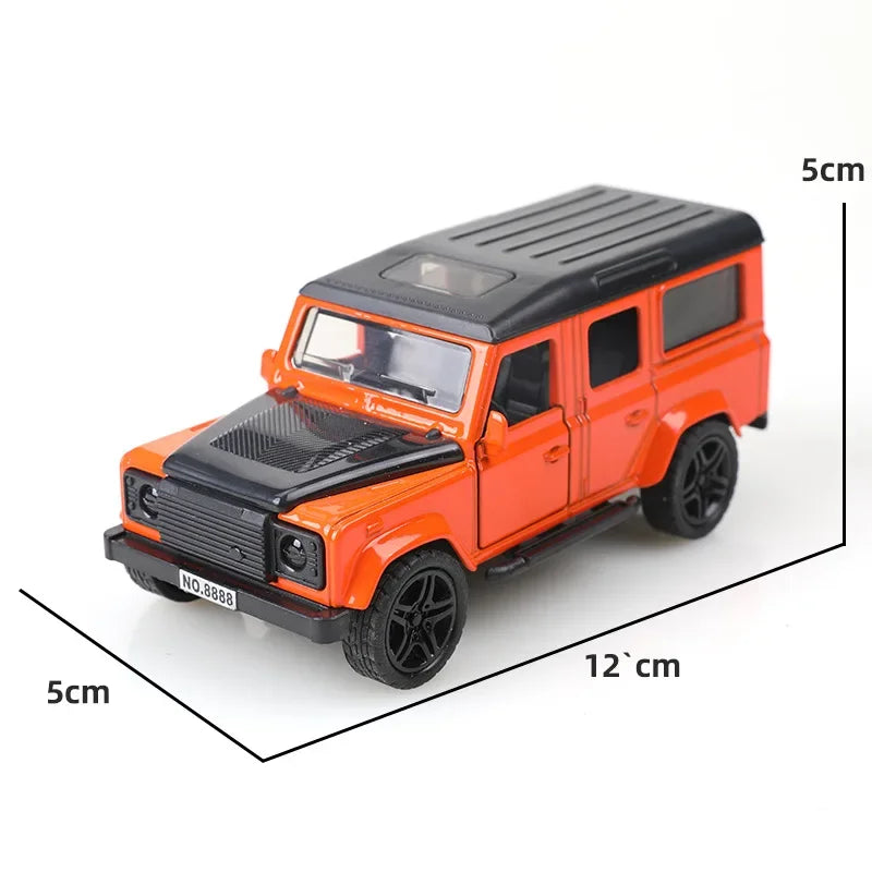 Alloy Off-Road Car Model Toy for Boys Realistic Children's Vehicle Decoration Small Car Collectible Item