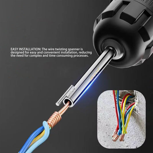 Wire Twisting Tool Dual Use Wire Stripper and Twisting Cable, Quick Connector Twist Wire Tool Twisting Hand Tool