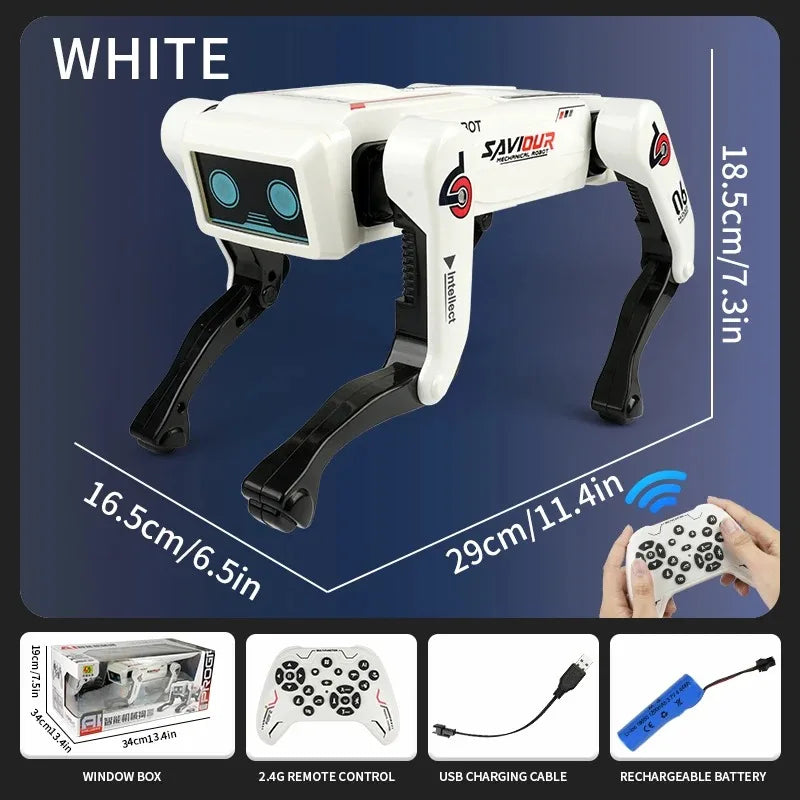 Toy car interesting gift AI dog robot Rc intelligence, voice control interactive music dance car Rc, children's toys,