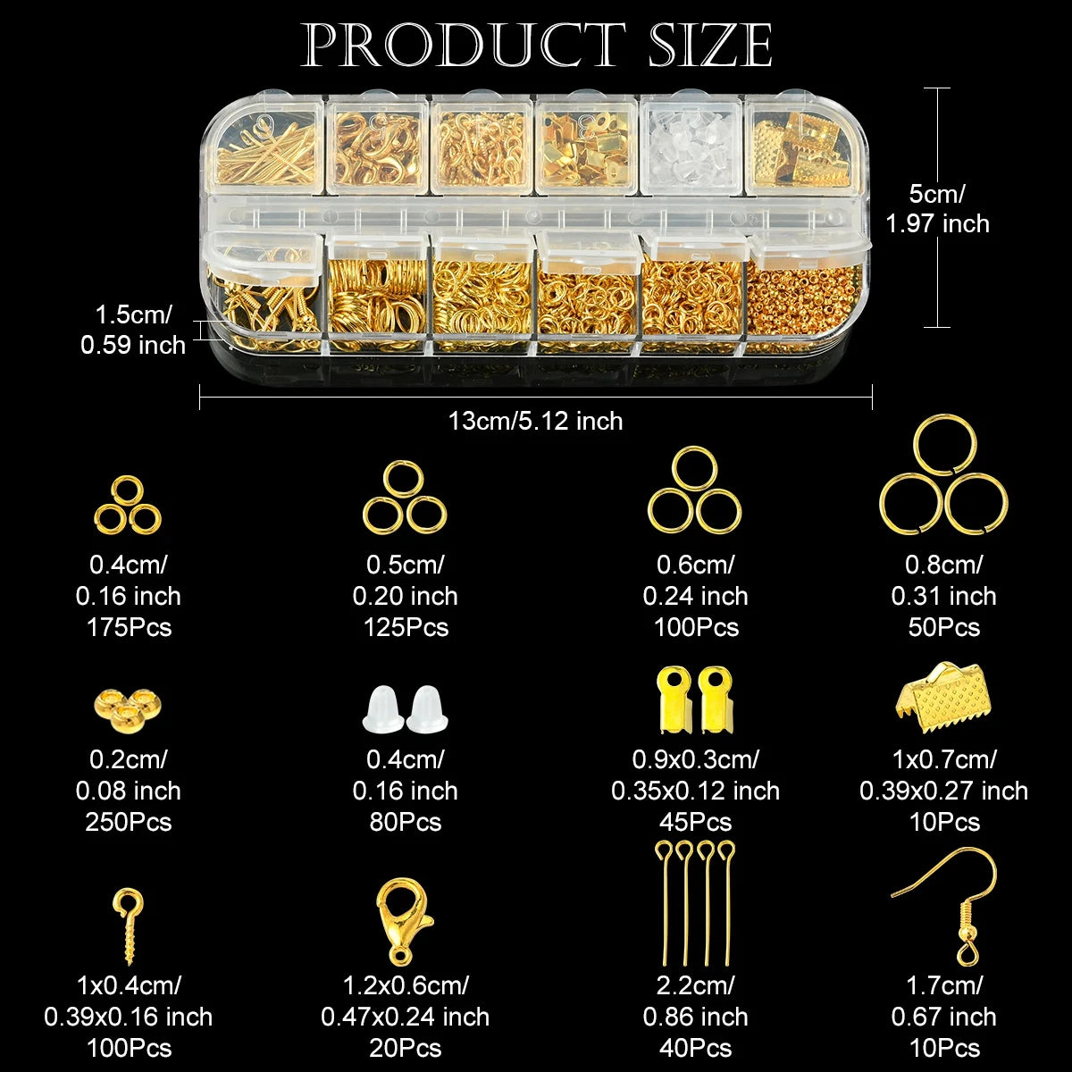 DIY Jewelry Making Findings Kits for Craft Lovers Ear Jewelry DIY Making Accessories Essential