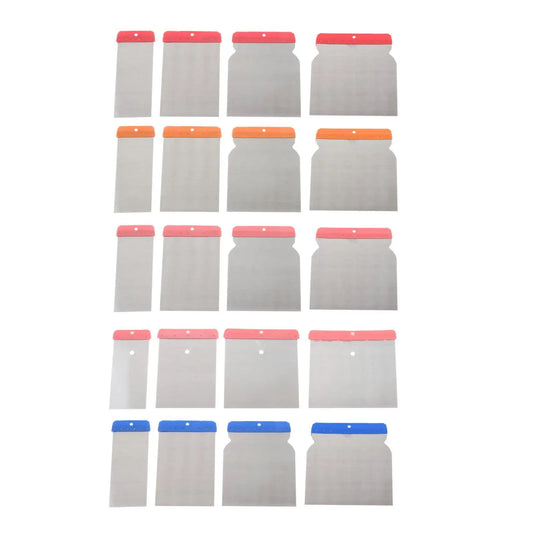 4Pcs Putty Knife Hands Tool Cars Repair Wall Patching Applying Putty Plaster Cement Repairing Drywall Plaster Shovel Spatula