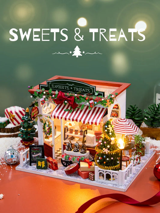 DIY Miniature House Model Kit with Furniture - Creative Birthday/Christmas Gift for Teens & Adults, Exquisite Craft Project