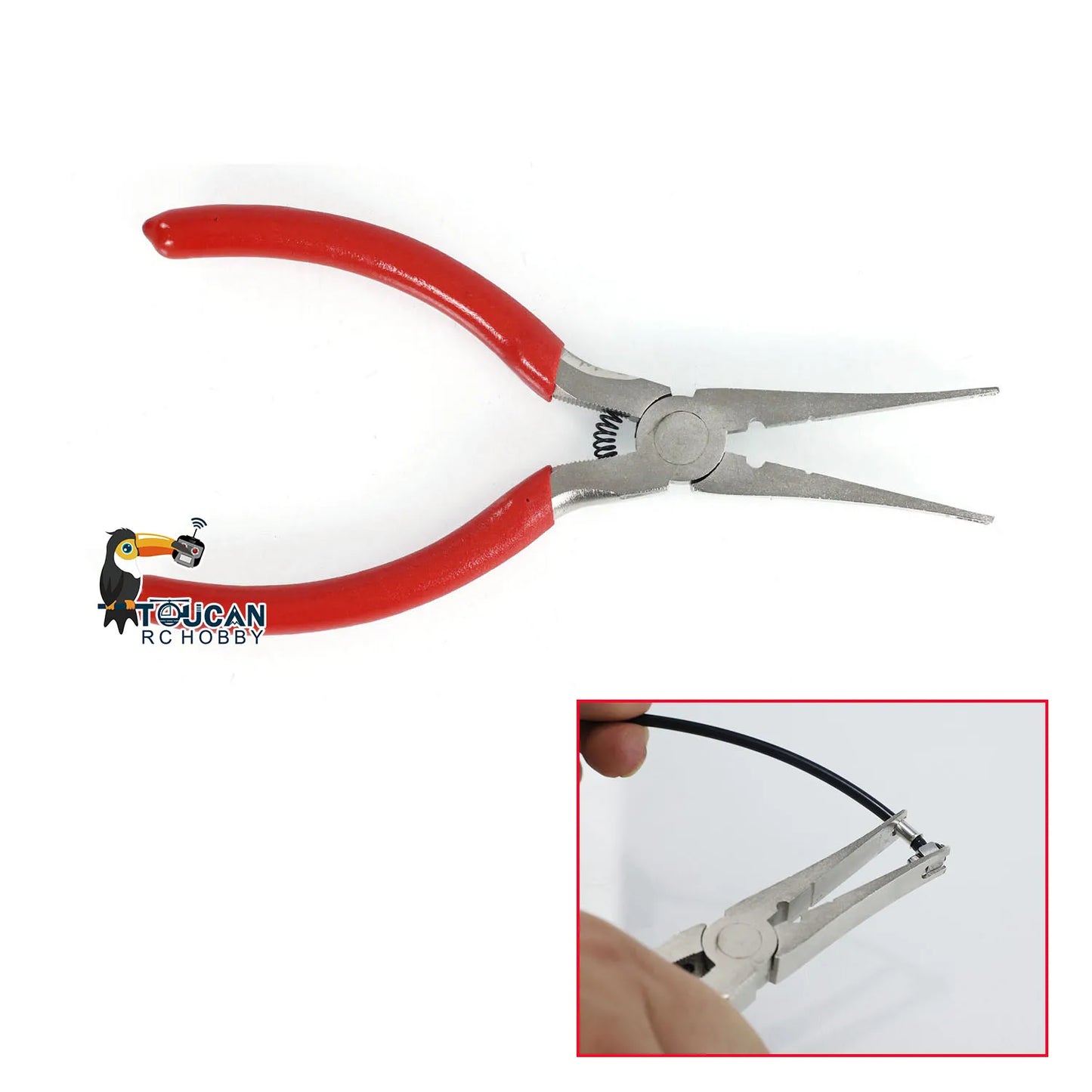 Tool Set Metal Pliers Flat Nose Pliers and Horse Scissor Oil Tube Shears for Hydraulic Remote Control Truck Construction Vehicle