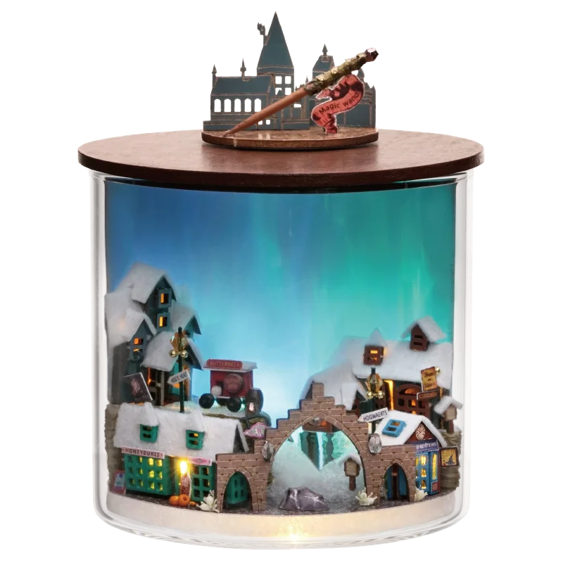 Mini DIY kit for doll house making and assembling room models toys home and bedroom decorations with furniture wooden crafts