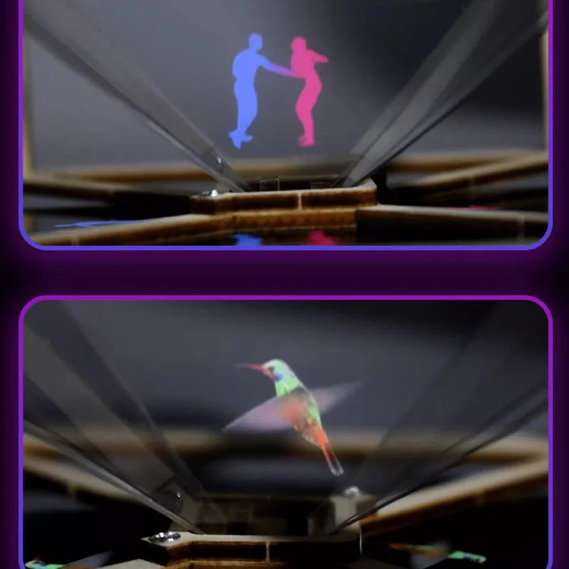 Handmade 3D Holographic Pro Jection DIY Models & Building Toy Science &Education Model Toy for Children Gift Toy Extend DIY