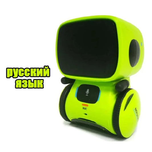 Toy Robot Intelligent Robots Russian & English & Spanish Version Voice & Touch control Toys Interactive Educational RC Robot