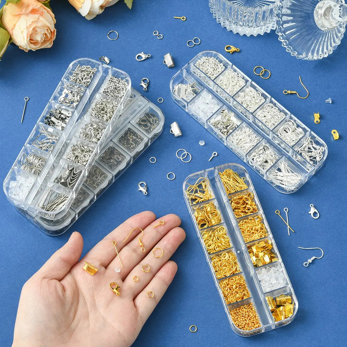 DIY Jewelry Making Findings Kits for Craft Lovers Ear Jewelry DIY Making Accessories Essential