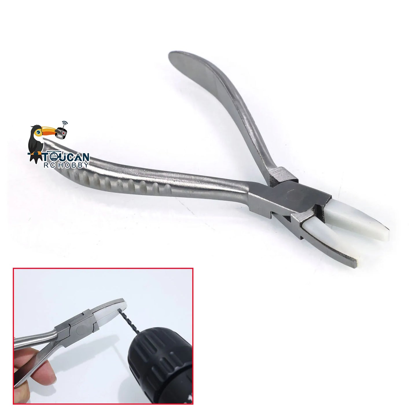 Tool Set Metal Pliers Flat Nose Pliers and Horse Scissor Oil Tube Shears for Hydraulic Remote Control Truck Construction Vehicle