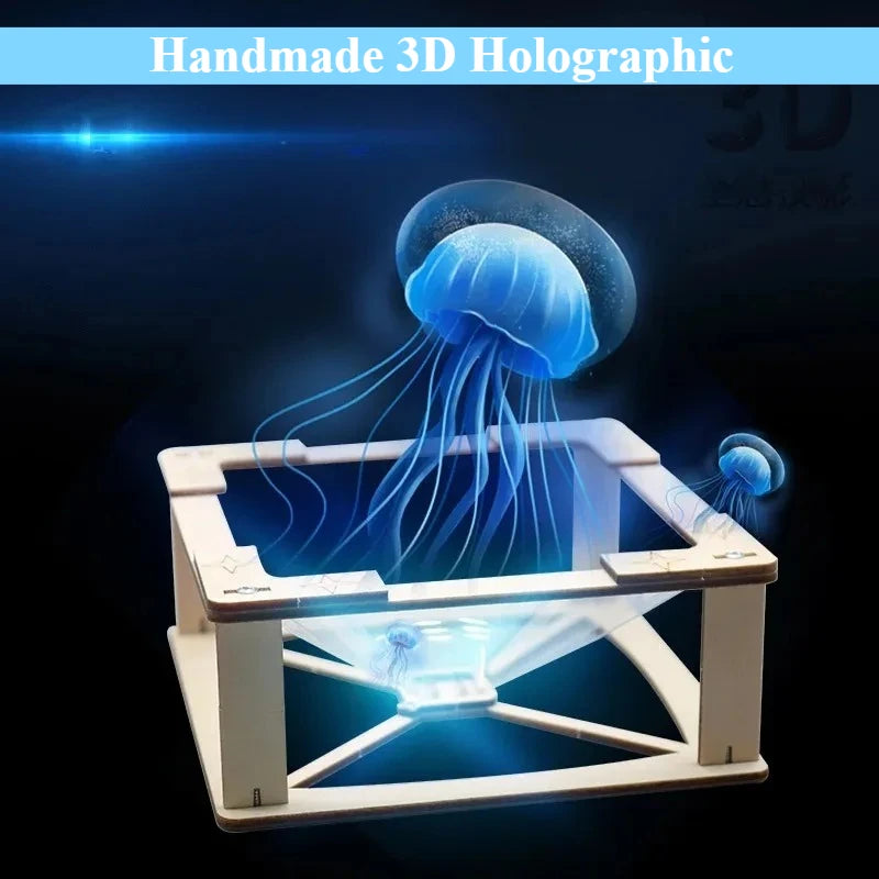 Handmade 3D Holographic Pro Jection DIY Models & Building Toy Science &Education Model Toy for Children Gift Toy Extend DIY