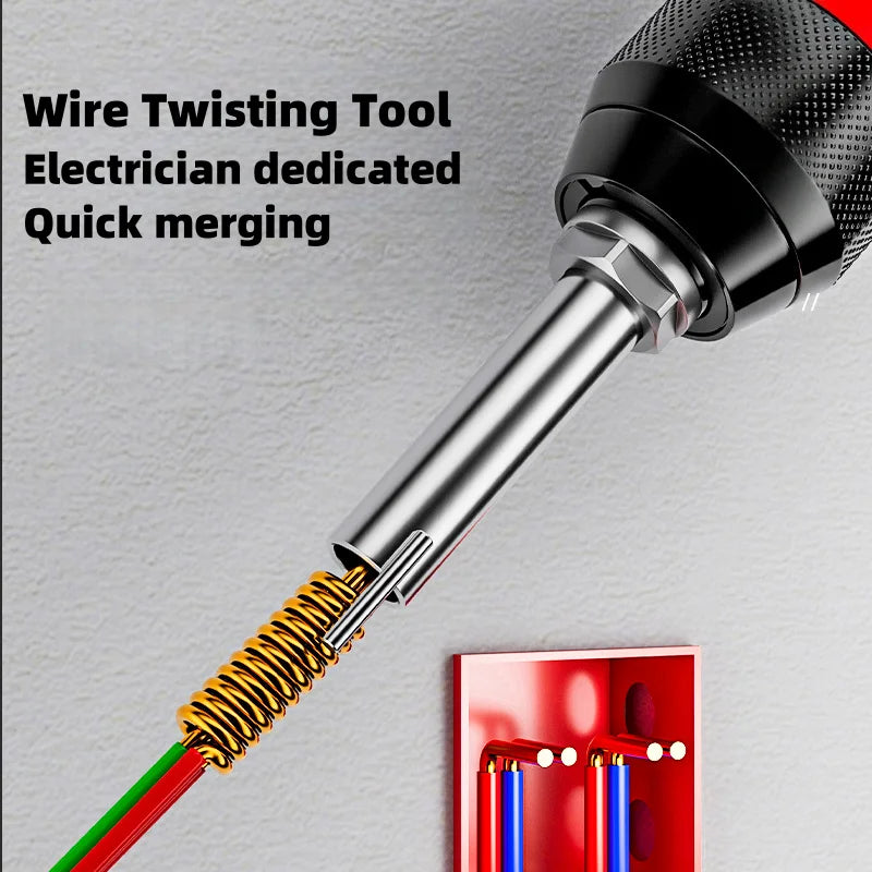 Wire Twisting Tool Dual Use Wire Stripper and Twisting Cable, Quick Connector Twist Wire Tool Twisting Hand Tool