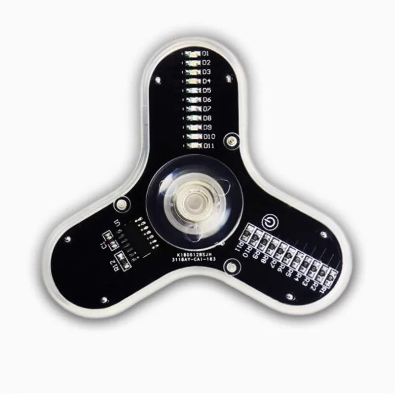 DIY Fidget Top Kit Fingertip Gyros With LED Light DIY Soldering Project Practice Solder Assembly DIY Electronic Kit