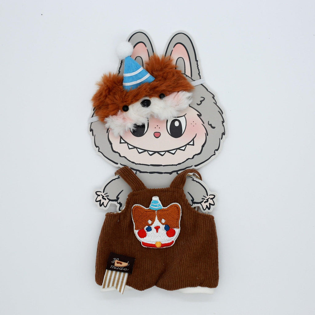 Plush Doll Overalls Suit Doll Clothes